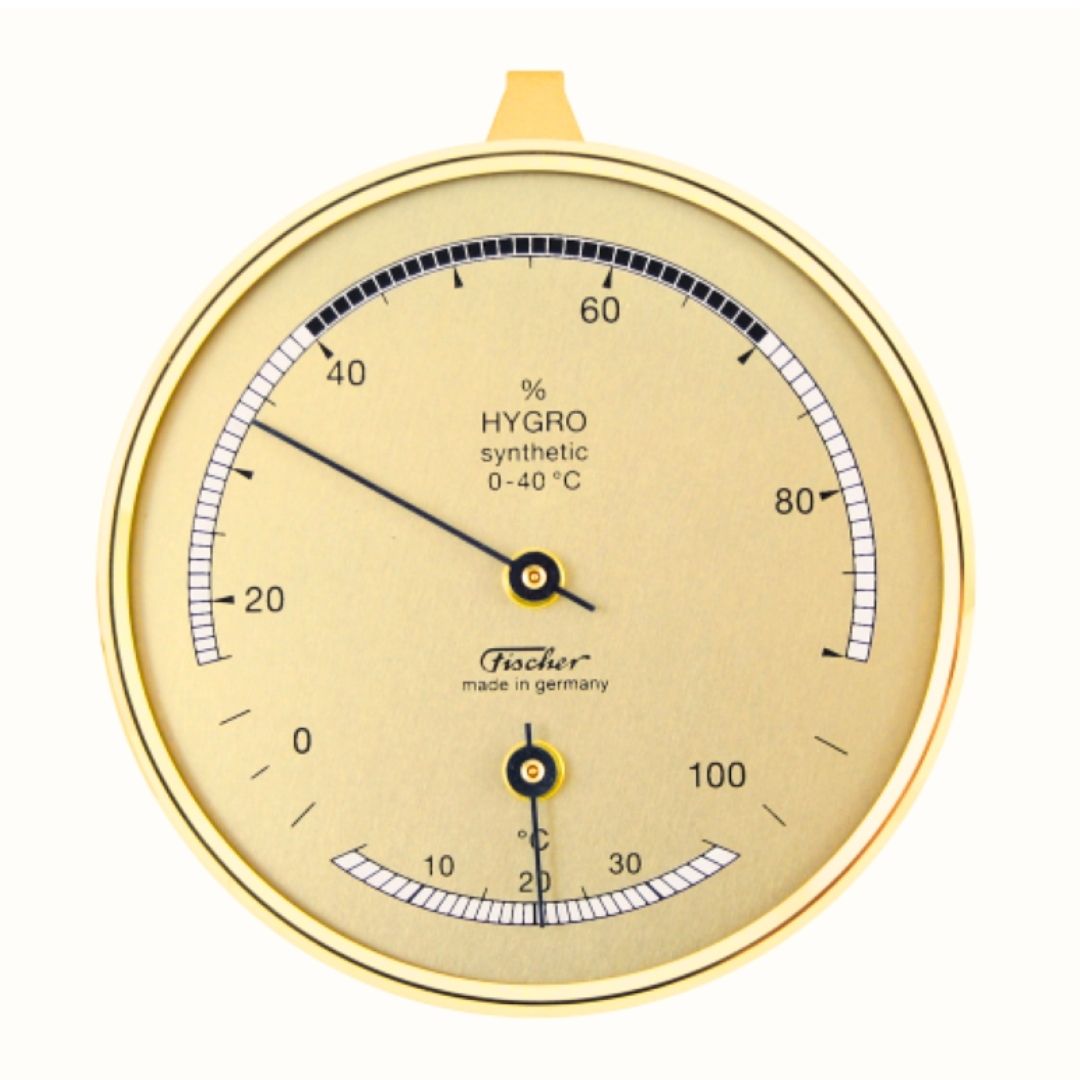 Premium hygrometer termometer för hemmet - Fischer - 123TMS