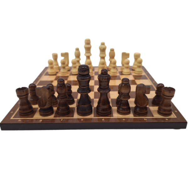Klassiska träschack - 27 x 27 cm – 1050743