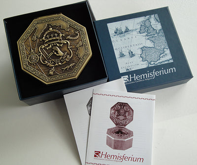 Exklusiv magnetkompass Cardan - replika - maritim present – H44