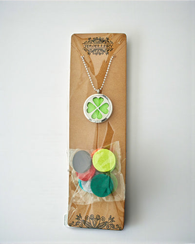 Aromalife-halsband med livsträdsmotiv – doftmedaljong 30 mm