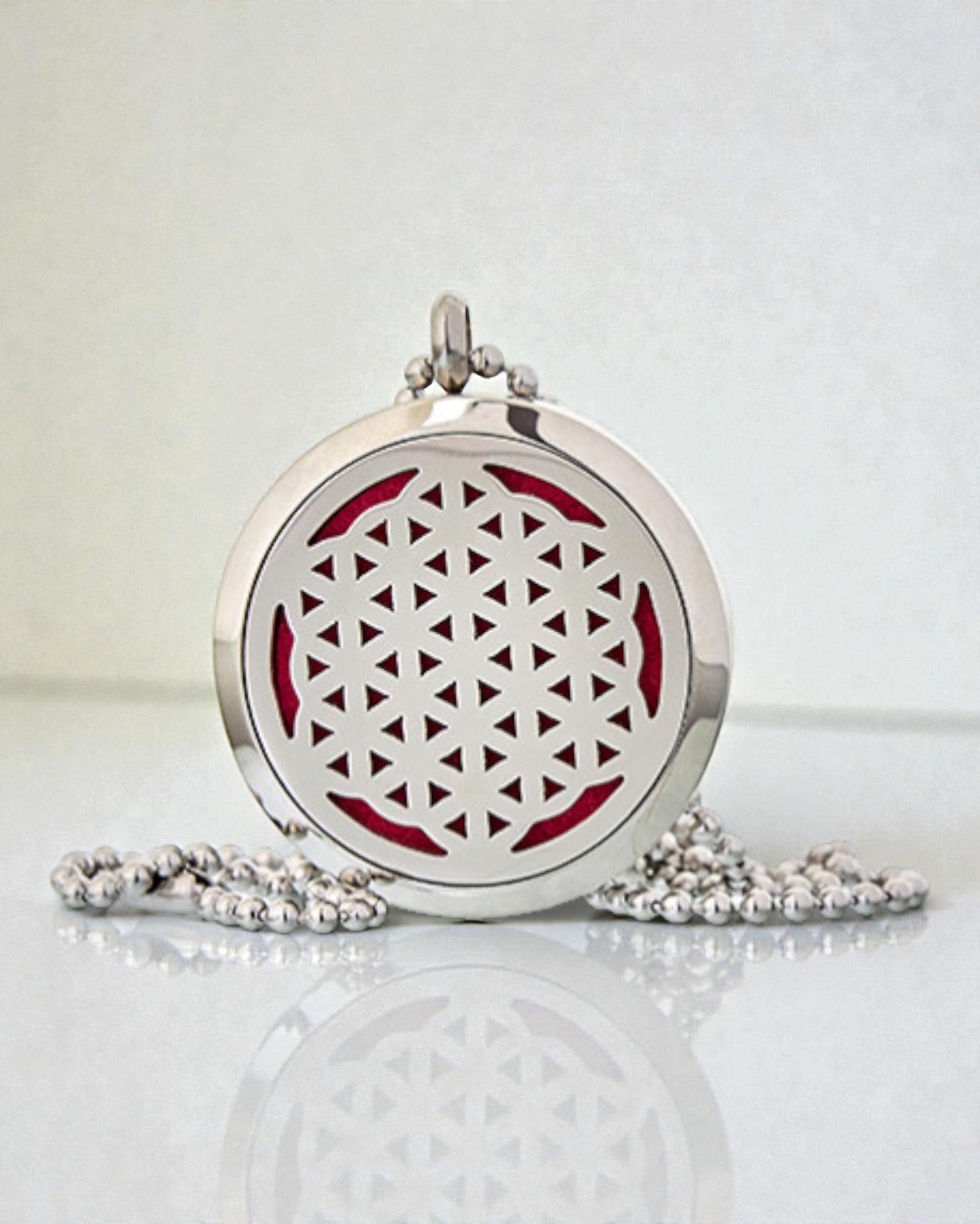 VitaFlora – Halsband för aromaterapi Livets blomma 30 mm