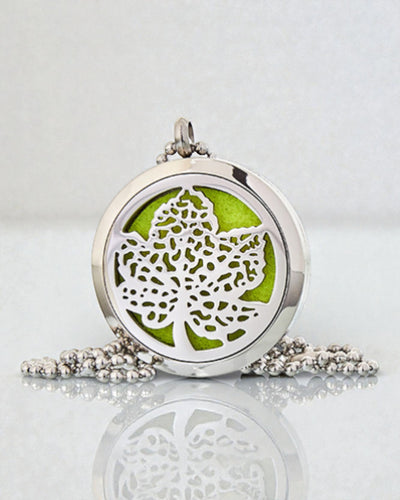 Green Harmony – Doftterapihalsband Löv 30 mm