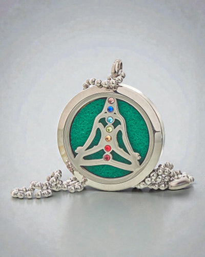 ZenAura – Aromaterapeutiskt halsband för yoga och chakra 30 mm