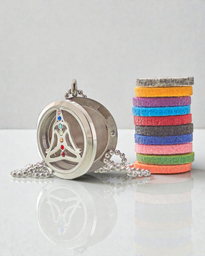 ZenAura – Aromaterapeutiskt halsband för yoga och chakra 30 mm