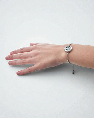 Auroras vingar – aromaterapeutiskt armband med änglavingar 20 mm