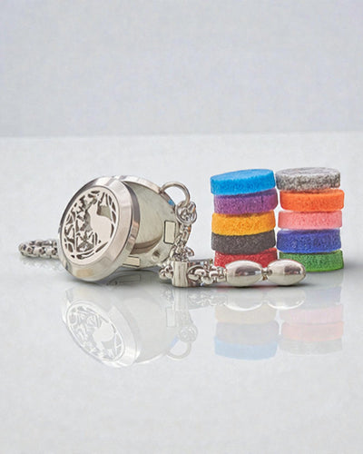 Armband Aromalife Kattblom – doftmedaljong, katt och blommor 20 mm