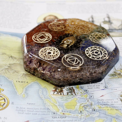 Orgonit skrivbordsströmpaket - Buddha chakra