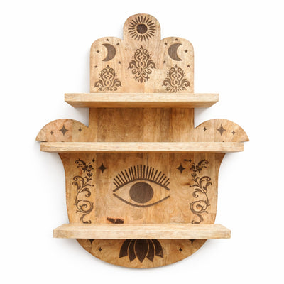 Hylla i form av Hamsa