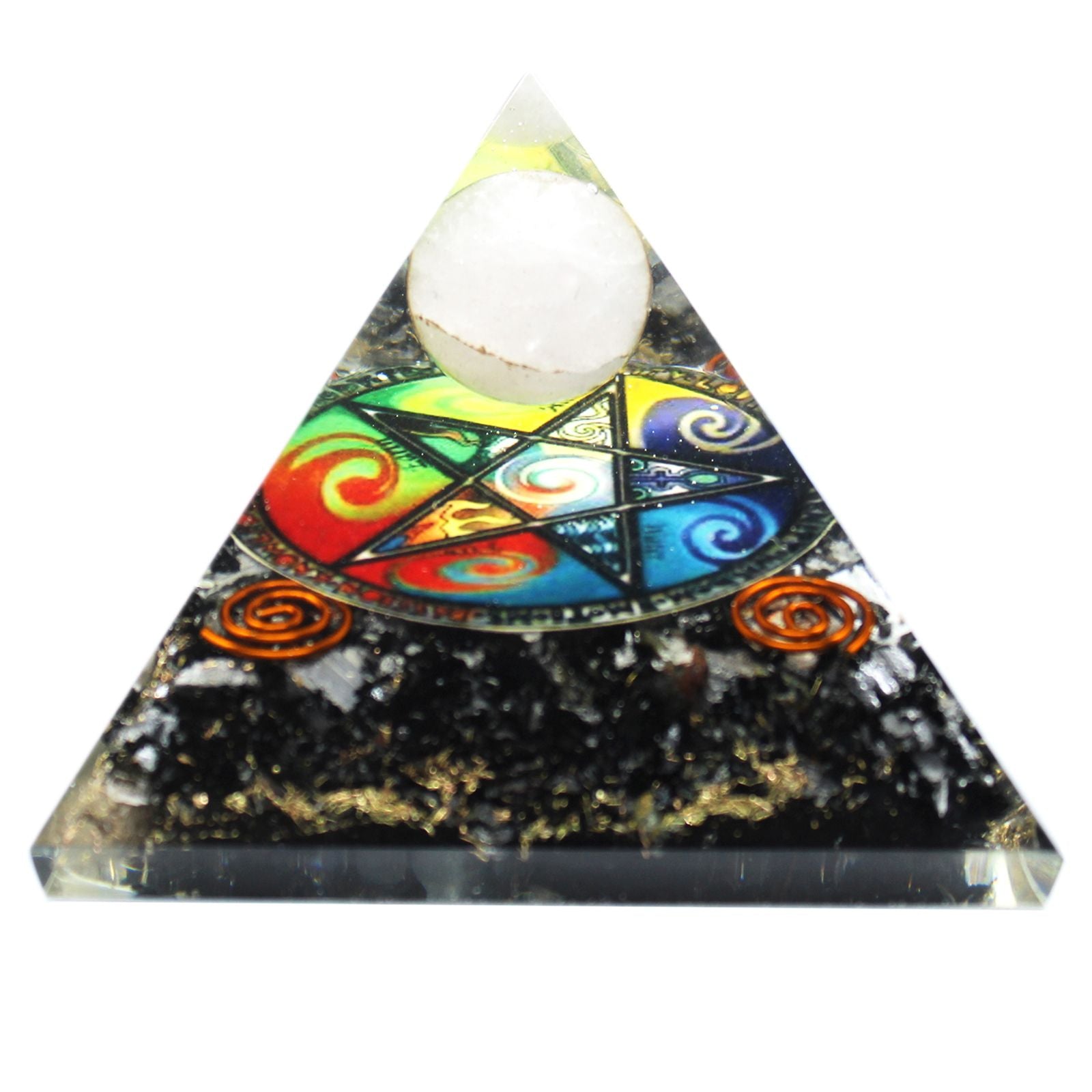 Orgonitpyramid Midnight Pentagon