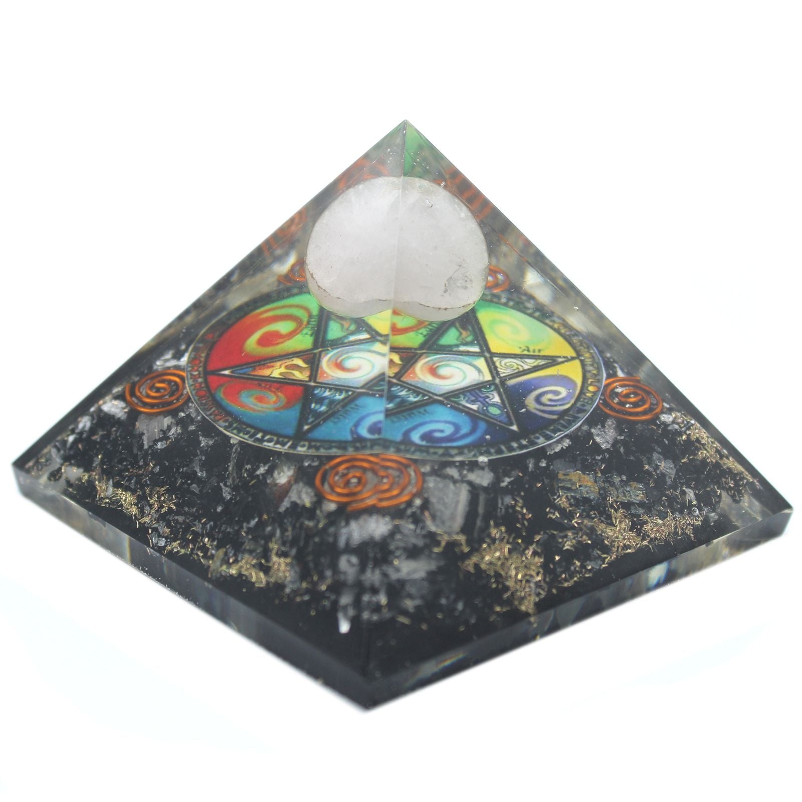 Orgonitpyramid Midnight Pentagon