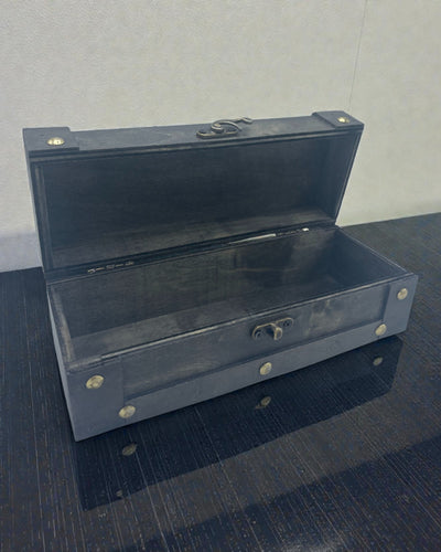 Slankt teskrin – lång grå låda