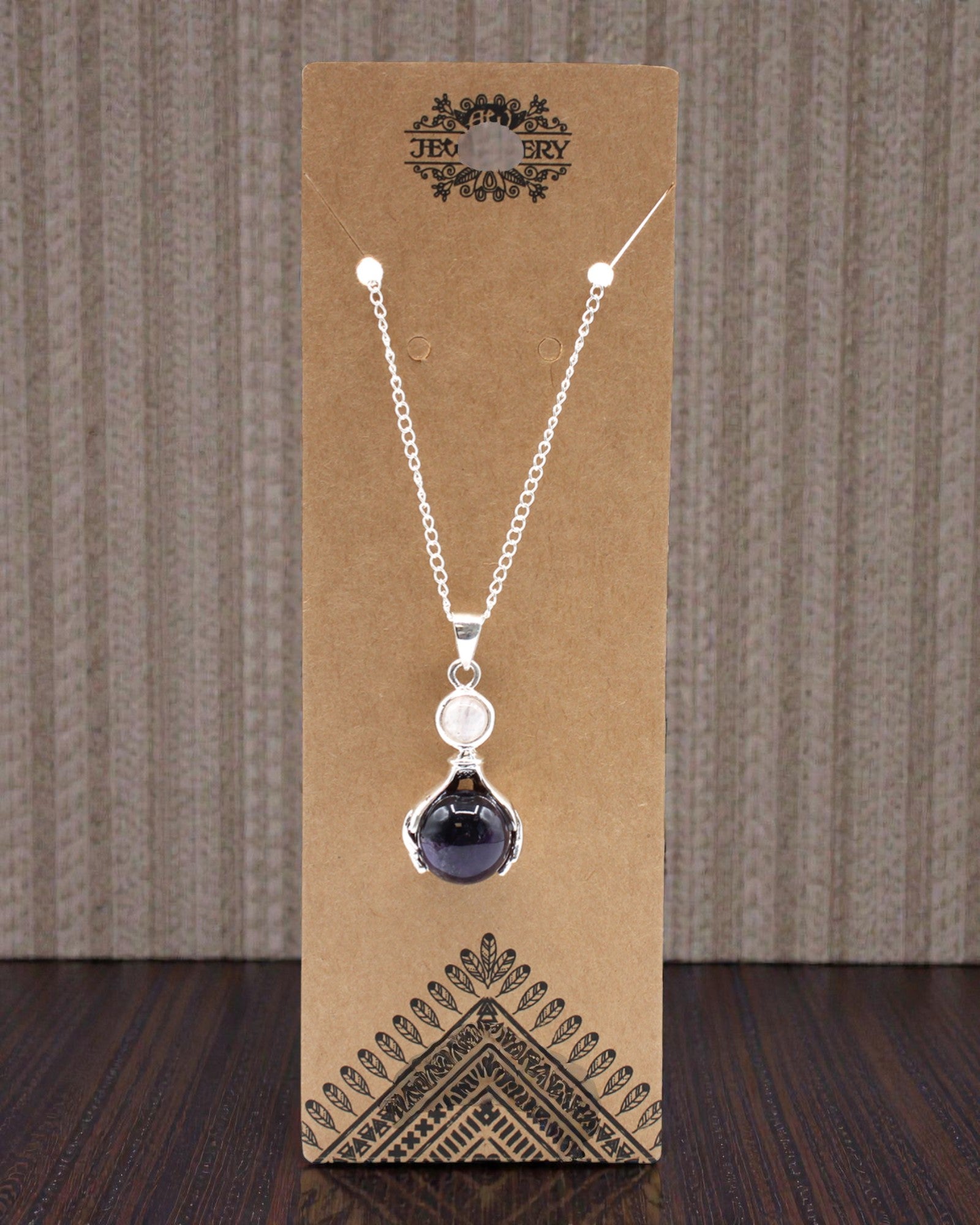 Ametisthänder – hängsmycke med läkande händer av ametist