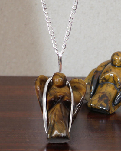 Skyddsande – Skyddsängelhänge av tigeröga