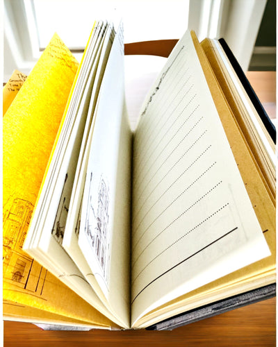 Vintage Dagbok "Livets Träd" A6 - Elegant Präglat Omslag av Konstläder, 100 Sidor