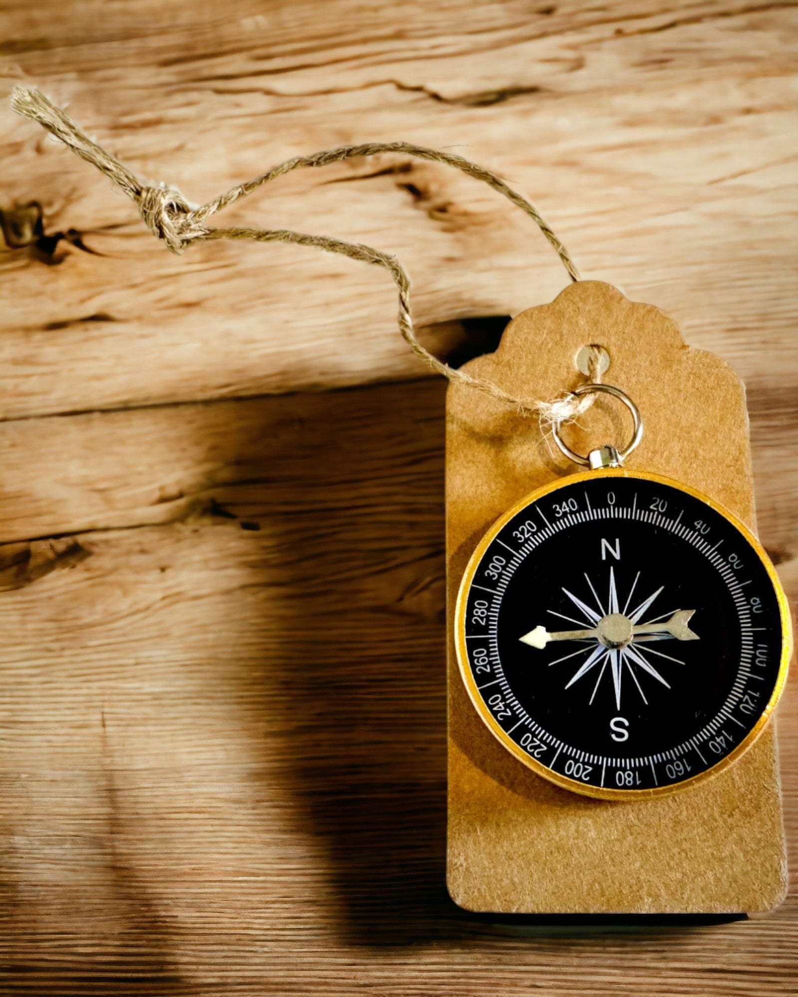 Kompakt Navigationskompass med Metallfinish – En Nödvändighet för Varje Resenär, med Gravyr