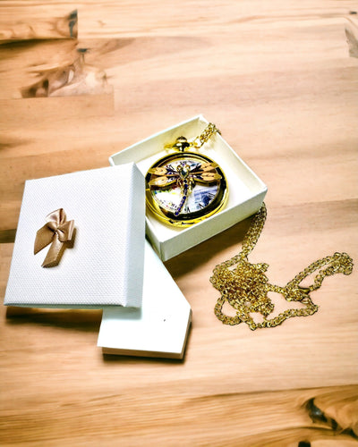 Klassisk Fickur Vintage med Transparent Lock