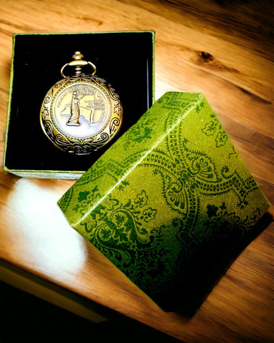 Fickkompass Retro med New York-motiv – Multifunktionell, Elegant Kompass med Bild av Frihetsgudinnan