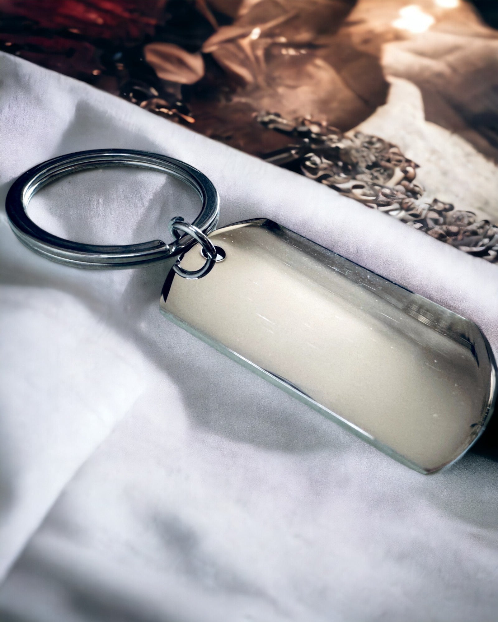 Militär ID-bricka "Dog Tag" i Rostfritt Stål – Personlig Gravyr
