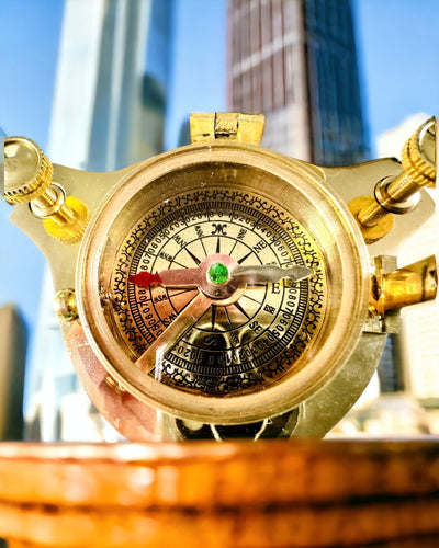 Marin kompass med möjlighet till gravyr