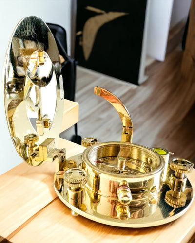 Navigationskompass med sextant och möjlighet till personalisering - Marin XL