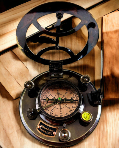 Antik Premium Navigationskompass med Graveringsmöjlighet – Handgjord