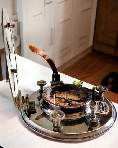 Antik Premium Navigationskompass med Graveringsmöjlighet – Handgjord