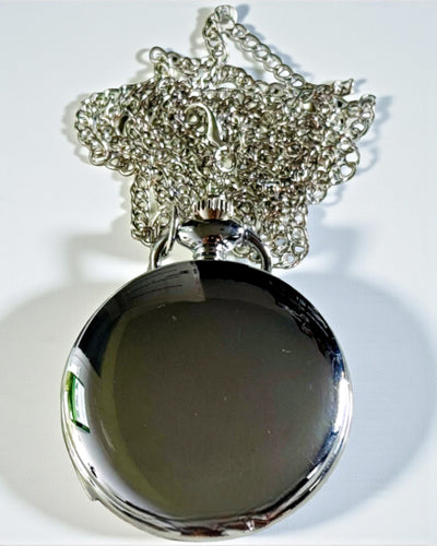 Klassisk Silverfickur med Graveringsalternativ