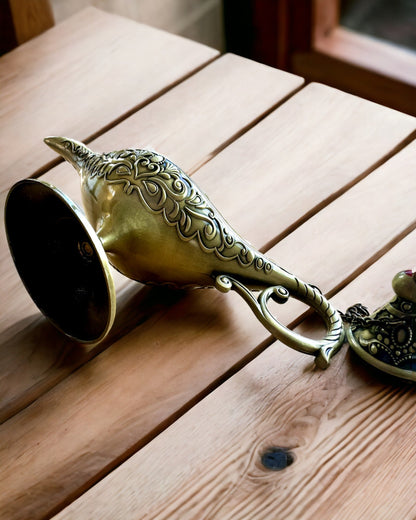 Magisk Lampa av Aladdin med Graveringsalternativ - Variant Hackat Guld