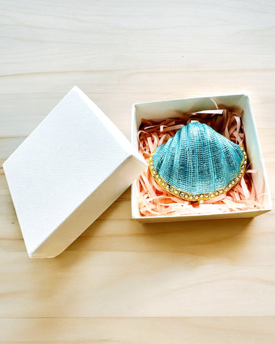 Skarbiec Wspomnień Muszelka - Smyckeskrin med möjlighet till personlig gravyr, present