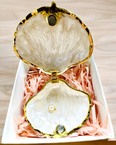 Skarbiec Wspomnień Muszelka - Smyckeskrin med möjlighet till personlig gravyr, present