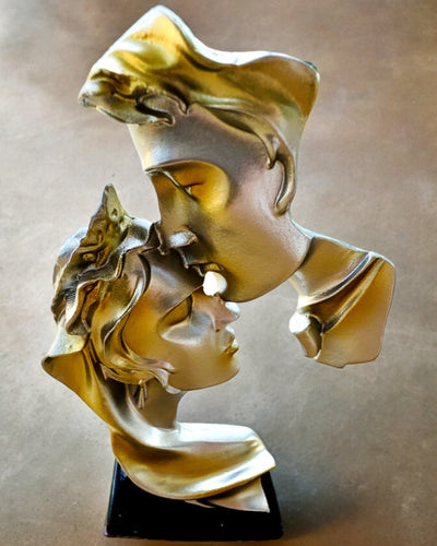 Figurka "Elegans i Sten" färg silver - Dekorativ med Graveringsalternativ, 2 storlekar att välja mellan