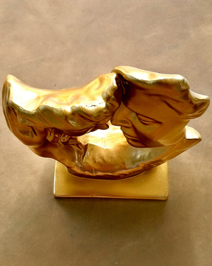 Figur "Złote Złączenie" - 13,5 cm hög, Dekorativ med Graveringsalternativ