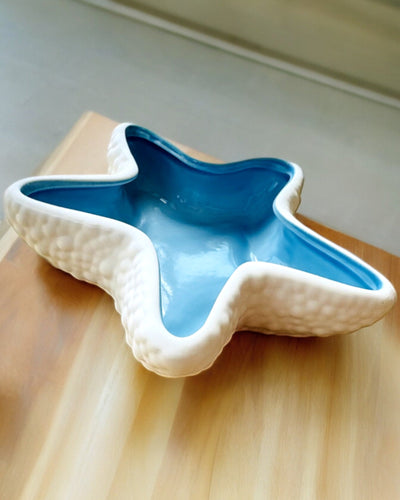 Keramisk Skål "Stjärnglans" - 14 cm bred - som present, personalisering med gravyr