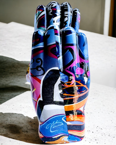 Dekorativ figur Färggrepp Dekorativt Handtag ArtBrace - möjlighet till gravyranpassning, som present