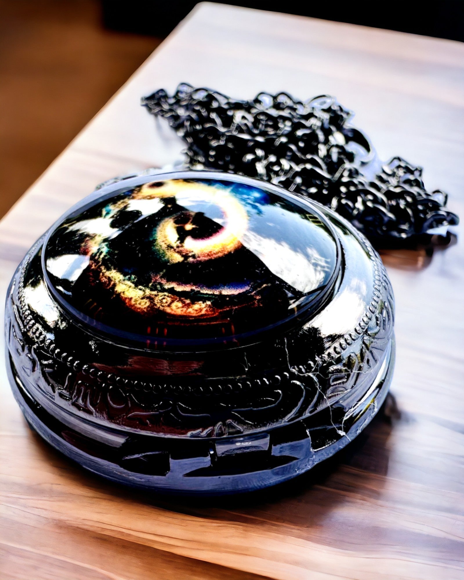 Fickur "Galactic Eye" med personlig gravyr