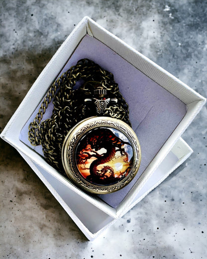 Fickur "Dragon's Twilight" personlig anpassning med gravyr