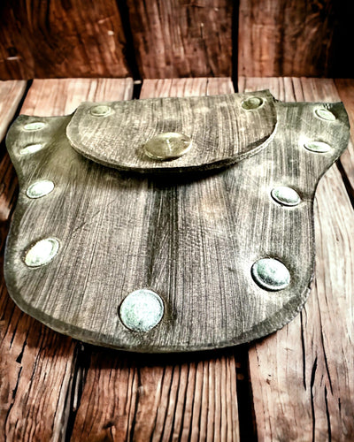 Skogstomtens Ficka - Handgjord Liten Läderpung