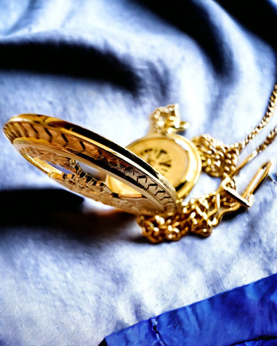 Fickur "Imperial Train", möjlighet till personlig gravyr, guld färg