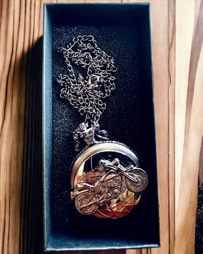 Elegant Fickur Motorcykelpassion, möjlighet till personlig gravyr