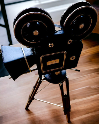 Retro Kamera "Filmisk Nostalgia", möjlighet till personlig gravyr