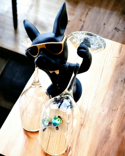 Figur Bulldog Elegance - Exklusiv glasögonhållare, möjlighet till gravyrpersonalisation