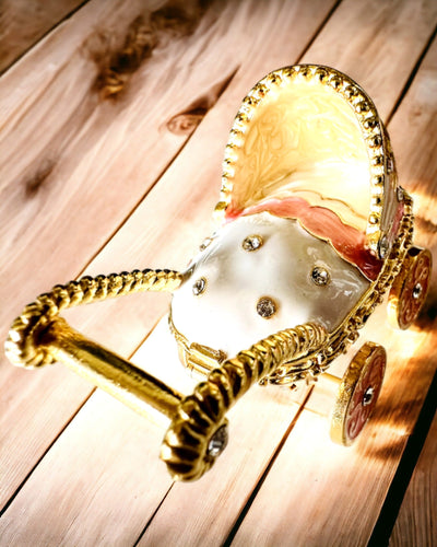 Liten Sagolik Vagn för smycken, skatter - Kunglig Elegans, personalisering med gravyr