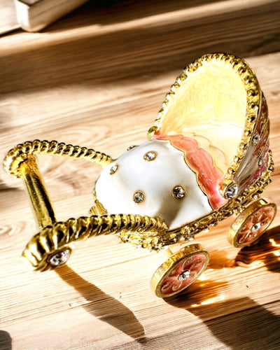 Liten Sagolik Vagn för smycken, skatter - Kunglig Elegans, personalisering med gravyr