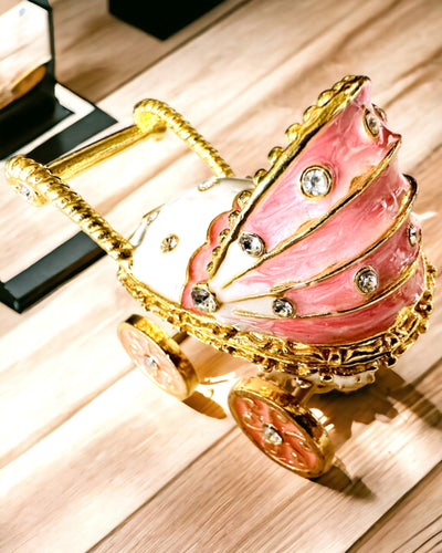 Liten Sagolik Vagn för smycken, skatter - Kunglig Elegans, personalisering med gravyr