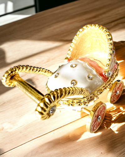 Liten Sagolik Vagn för smycken, skatter - Kunglig Elegans, personalisering med gravyr