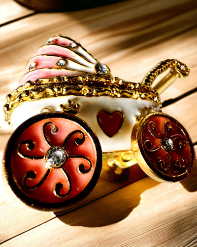 Liten Sagolik Vagn för smycken, skatter - Kunglig Elegans, personalisering med gravyr