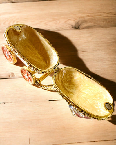 Liten Sagolik Vagn för smycken, skatter - Kunglig Elegans, personalisering med gravyr