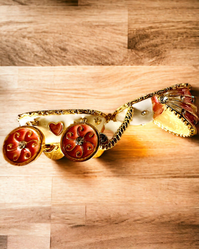 Liten Sagolik Vagn för smycken, skatter - Kunglig Elegans, personalisering med gravyr