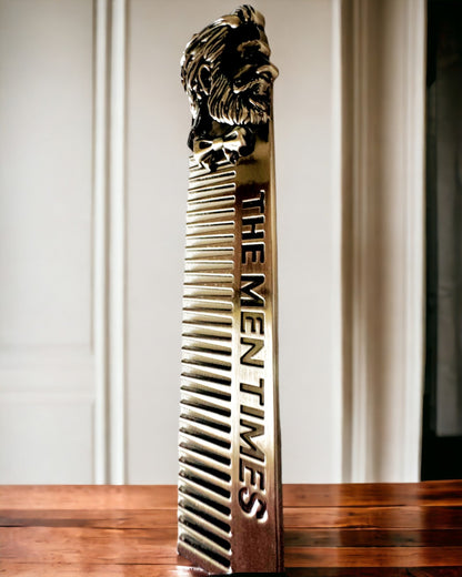 GroomMaster - Elegant Metallkam med Gravyr, personlig anpassning med gravyr