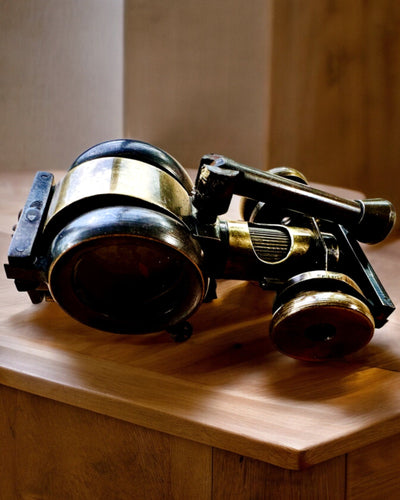 Binocular Nautica - Exklusivt Vintage-tillbehör - Handgjord med Graveringsalternativ, kontorsdekoration, premium